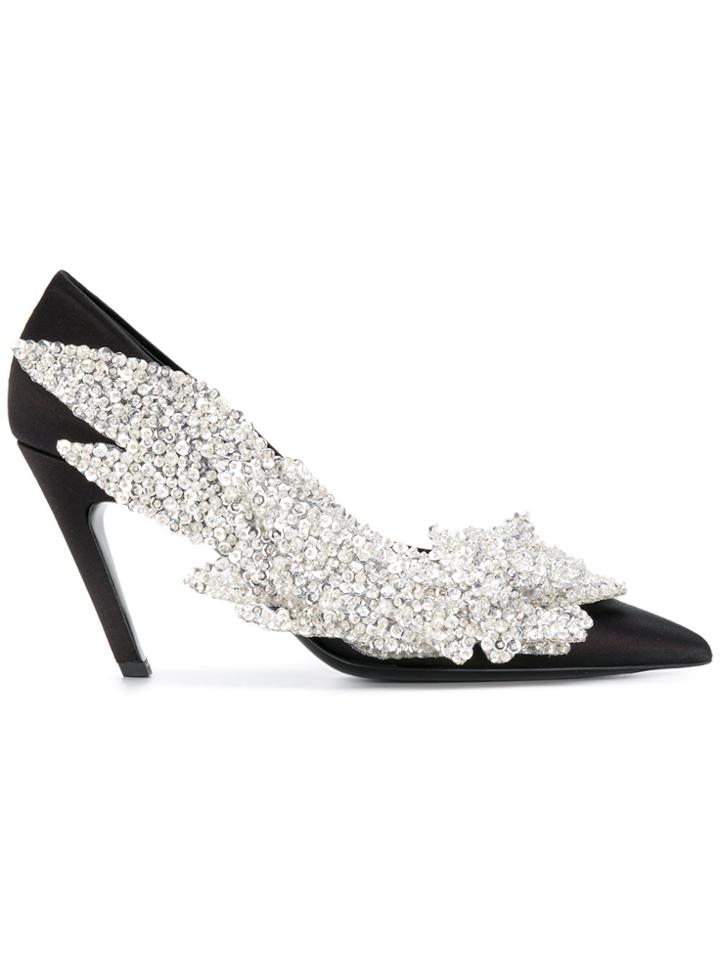 Balenciaga Talon Slash Pumps - Black