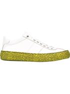 Jimmy Choo Portman Sneakers, Men's, Size: 40.5, White, Calf Leather/leather/rubber