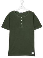 Dondup Kids Henley T-shirt - Green