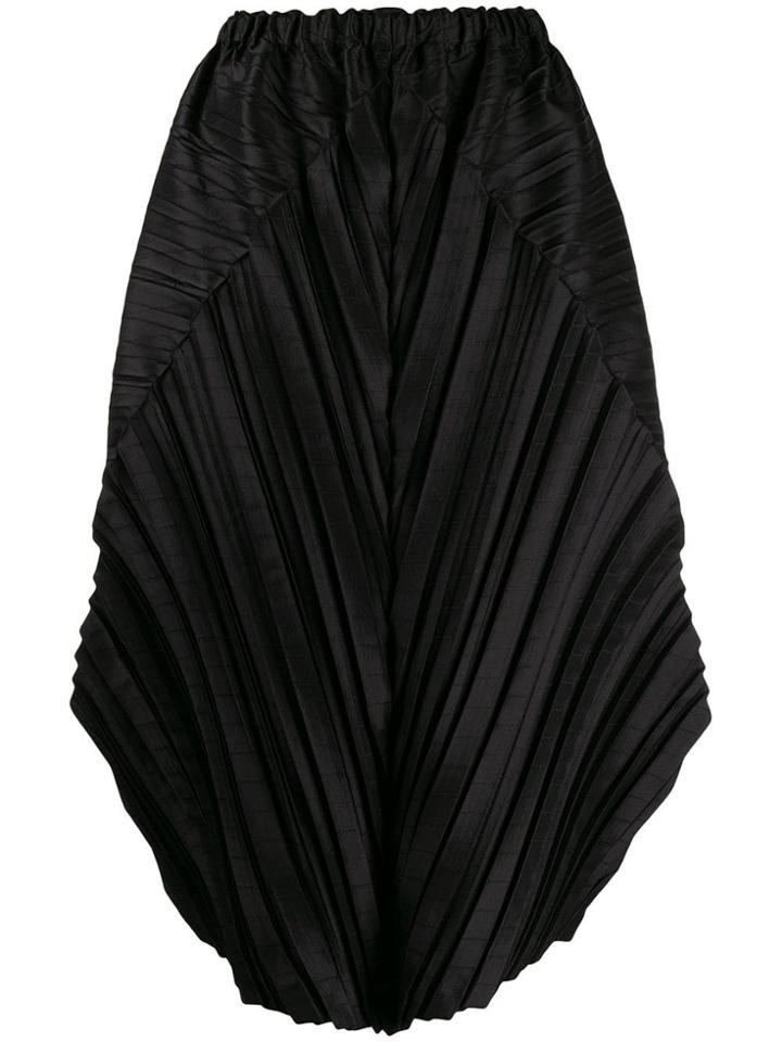 Issey Miyake Pleated Skirt - Black