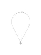 Vivienne Westwood Embellished Pendant Necklace - Silver