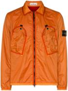Stone Island Zip-front Shell Jacket - Orange