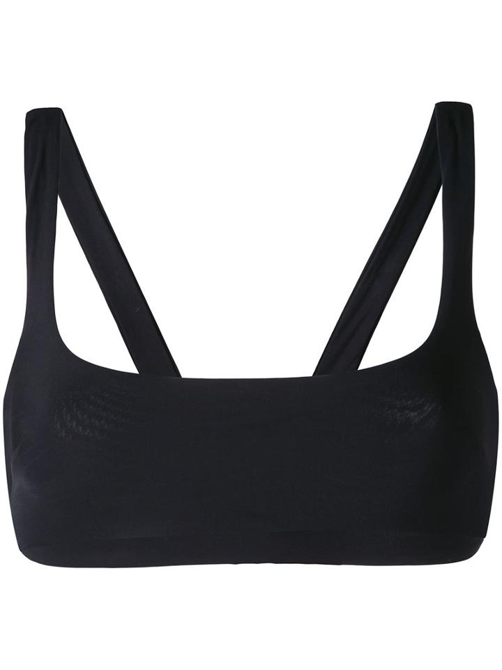Ermanno Scervino - Bralette Bikini Top - Women - Polyamide/spandex/elastane - Iii, Black, Polyamide/spandex/elastane