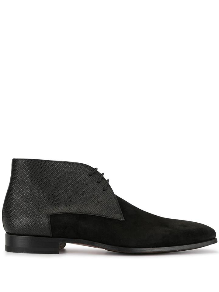 Magnanni Lace-up Ankle Boots - Black