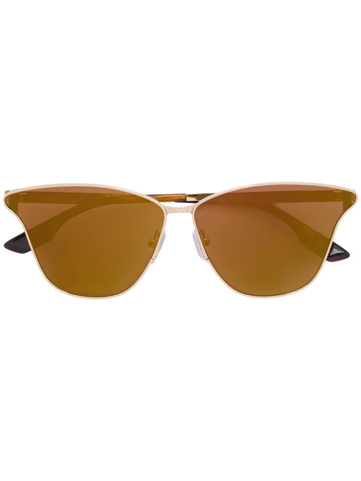 Mcq By Alexander Mcqueen Eyewear Square Frame Sunglasses - Metallic