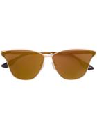 Mcq By Alexander Mcqueen Eyewear Square Frame Sunglasses - Metallic