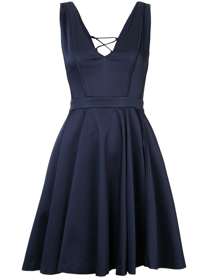 Zac Zac Posen - 'lori' Dress - Women - Acetate/polyester/polyurethane - 10, Blue, Acetate/polyester/polyurethane