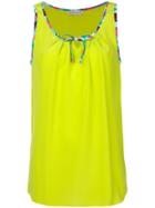 Emilio Pucci Contrast-trim Tank Top - Green