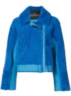 Designers Remix Candy Shearling Coat - Blue