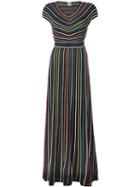 M Missoni Striped Cut-out Back Maxi Dress
