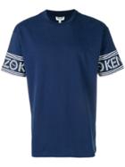 Kenzo Logo Sleeved T-shirt - Blue