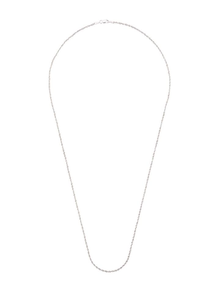 Botier Rope Chain Necklace - Silver