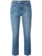 Current/elliott Skinny Cropped Jeans, Women's, Size: 30, Blue, Cotton/polyester/polyester