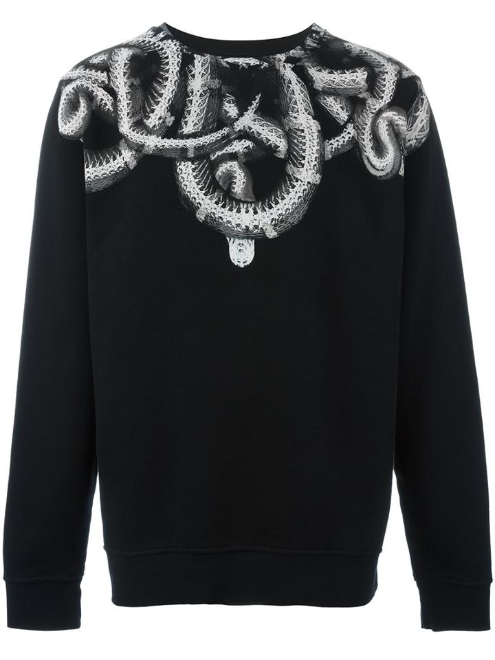 Marcelo Burlon County Of Milan 'aconcagua' Sweatshirt, Men's, Size: Xs, Black, Cotton