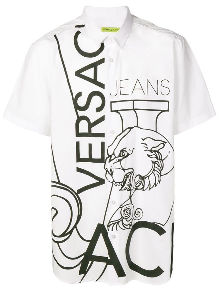 Versace Jeans Printed Shirt - White