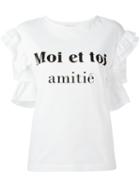 Steve J & Yoni P Moi Et Toi T-shirt, Women's, Size: Small, White, Cotton