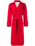Gucci Reversible Embroidered Coat, Men's, Size: 50, Red, Viscose