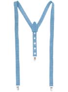 Manokhi - Denim Braces - Women - Calf Leather - One Size, Blue, Calf Leather