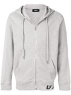 Diesel S-gina-j Zipped Hoodie - Grey