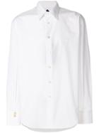 Billionaire Classic Button Front Shirt - White