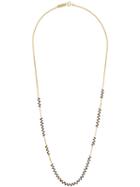 Isabel Marant Beaded Link Chain Necklace, Women's, Metallic