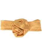 Maryjane Claverol Rose-embellished Headband - Yellow
