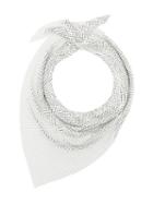 Paco Rabanne - Embellished Scarf - Women - Metallized Polyamide - One Size, White, Metallized Polyamide