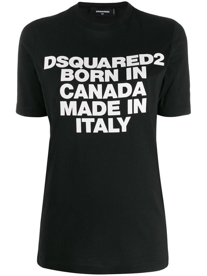 Dsquared2 Born In Canada T-shirt - Black