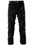 Heikki Salonen Fully Patched Cropped 5 Pocket Jean