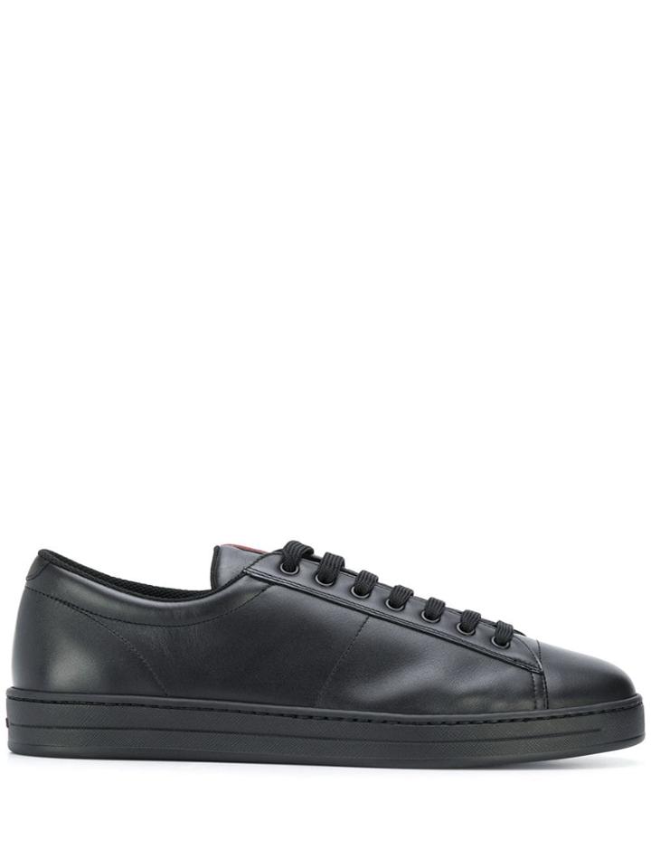 Prada Low-top Logo Detail Sneakers - Black