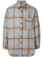 Wooyoungmi Oversized Checked Shirt - Blue