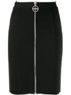 Givenchy High Rise Crepe Mini Skirt - Black