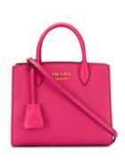 Prada Galleria Saffiano Leather Bag - Pink