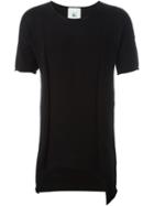 Lost & Found Rooms Shortsleeved Asymmetric Sweater, Men's, Size: Large, Black, Cotton