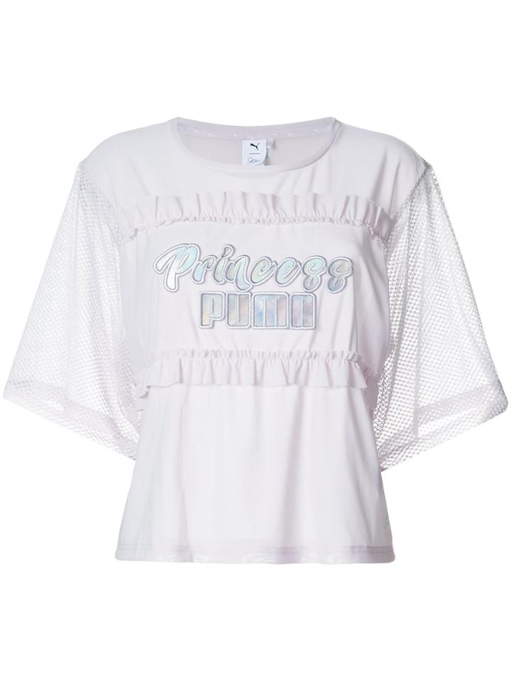 Puma X Sophia Webster Princess Frill T-shirt - Pink & Purple