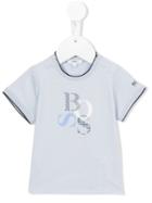 Boss Kids - Logo Print T-shirt - Kids - Cotton - 18 Mth, Blue