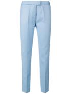Christian Pellizzari Straight Leg Trousers - Blue