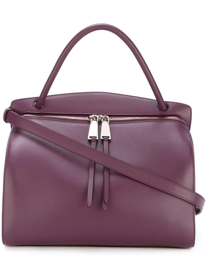 Jil Sander Blunt Open Tote Bag, Women's, Red