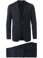 Tagliatore Two Piece Wool Suit - Blue