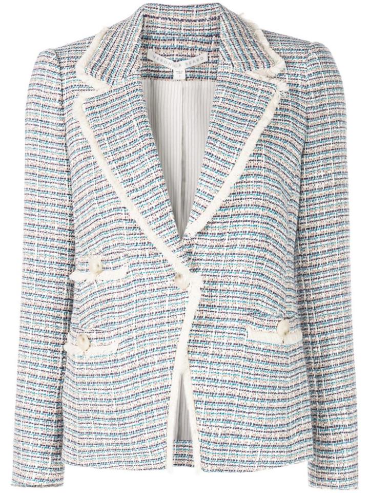 Veronica Beard Aba Dickey Jacket - Blue
