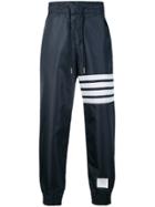 Thom Browne 4-bar Relaxed Fit Track Pants - Blue