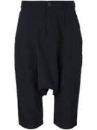 Comme Des Garçons Comme Des Garçons Dropped-crotch Trousers, Women's, Size: Medium, Blue, Polyester