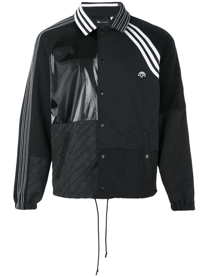Adidas Originals By Alexander Wang Contrasting Panel Logo Jacket -