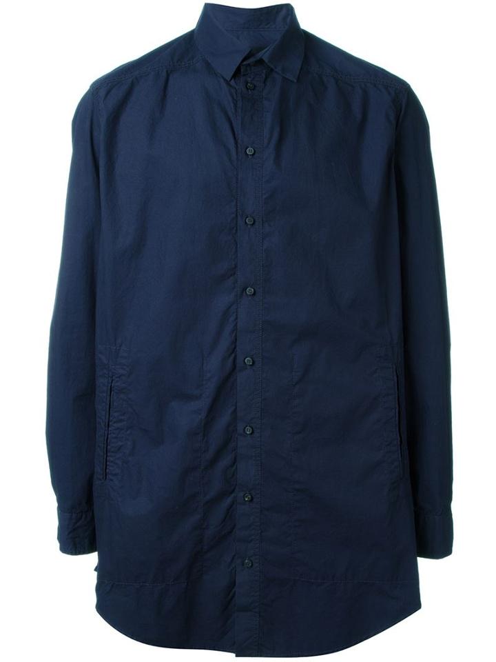 Uma Wang Pocket Detail 'romantico' Button Down Shirt