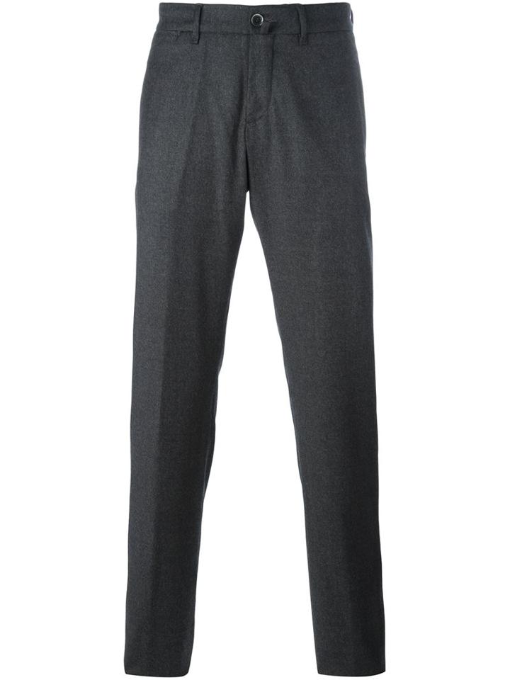 Lardini 'paris' Chinos, Men's, Size: 54, Grey, Cotton/polyester/spandex/elastane/wool