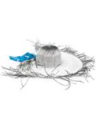 Jacquemus Destroyed Sun Hat - White