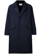 Monkey Time Single-breasted Coat, Men's, Size: Medium, Blue, Polyester/nylon