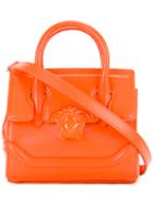 Versace Palazzo Empire Crossbody Bag, Women's, Yellow/orange, Calf Leather