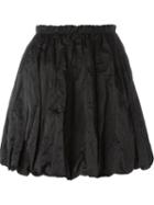 Mcq Alexander Mcqueen Creased Full Skirt, Women's, Size: 38, Black, Polyester/cotton/polyamide/metal Other
