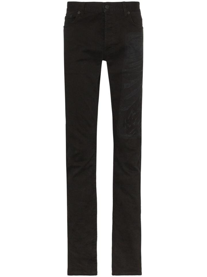 Dior Homme X Raymond Pettibon Mona Lisa Skinny Jeans - Black